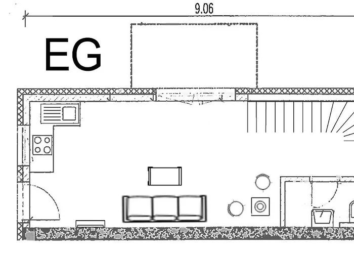 Luxus Garten Maisonette Im Herz Von アパート *