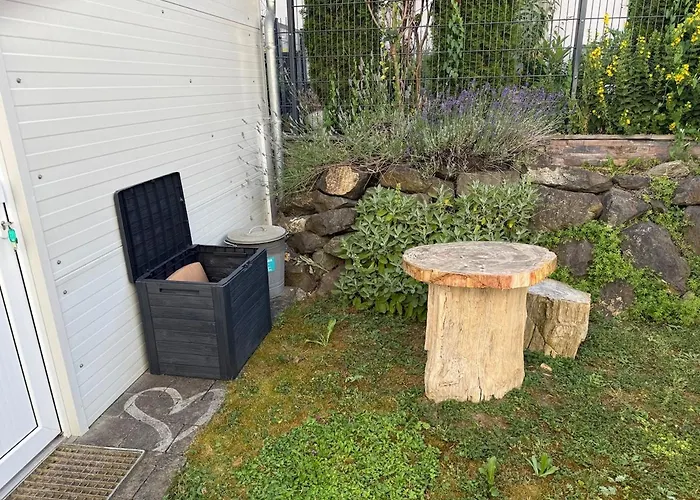 アパート Luxus Garten Maisonette Im Herz Von バート・ヴェリスホーフェン